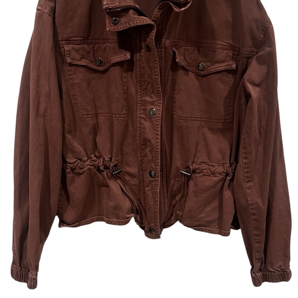 Michael Stars Ingrid Utility Jacket in Color Rust Women’s Size M - Picture 6 of 13